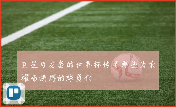 巨星与龙套的世界杯传奇那些为荣耀而拼搏的球员们
